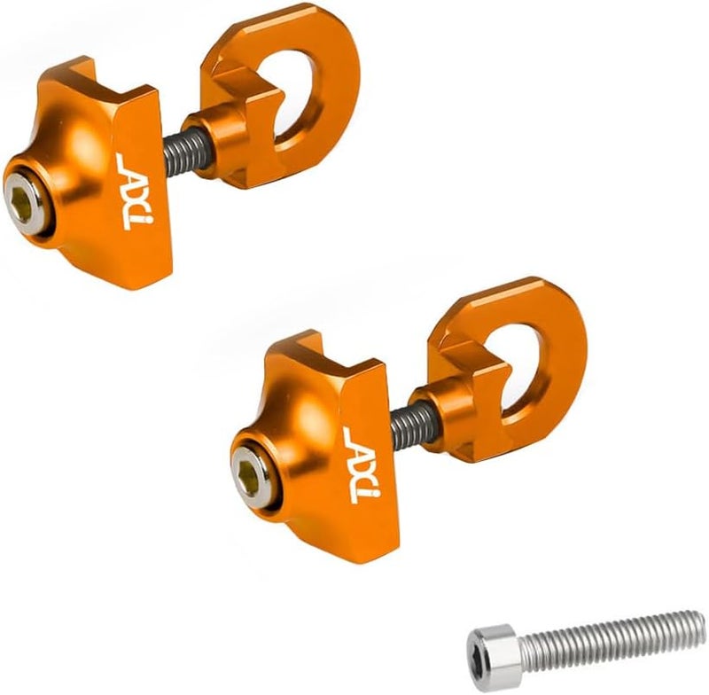 Tuulizz 1/2 Pcs Bicycle Chain Adjuster Tensioner Fastener Bike Chain Tensioner Pull Tight Screw Bolts for BMX Fixie Cycling Single Speed - Image 1
